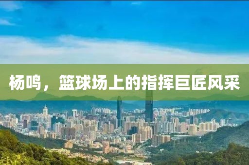 楊鳴，籃球場上的指揮巨匠風(fēng)采