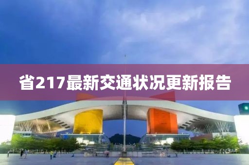 省217最新交通狀況更新報告