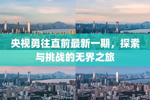 央視勇往直前最新一期，探索與挑戰(zhàn)的無界之旅