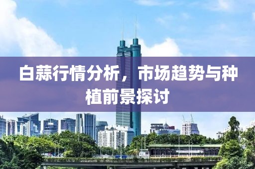 白蒜行情分析，市場趨勢與種植前景探討