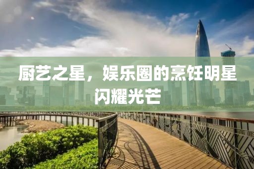 廚藝之星，娛樂圈的烹飪明星閃耀光芒