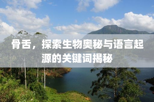 骨舌，探索生物奧秘與語言起源的關(guān)鍵詞揭秘