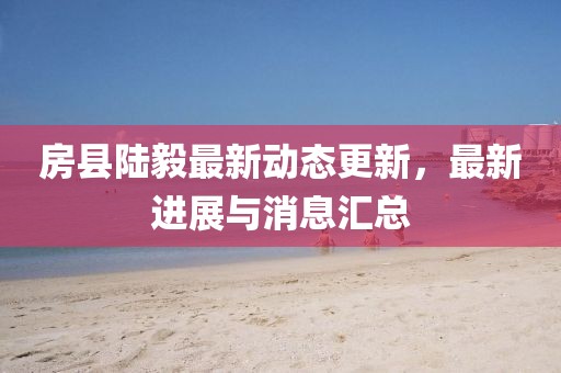 房縣陸毅最新動態(tài)更新，最新進(jìn)展與消息匯總
