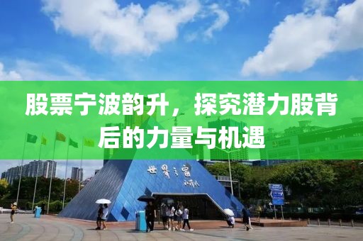 股票寧波韻升，探究潛力股背后的力量與機遇