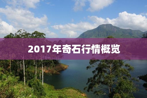 2017年奇石行情概覽