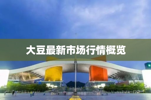 大豆最新市場行情概覽