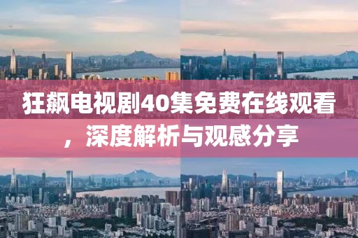 狂飆電視劇40集免費(fèi)在線觀看，深度解析與觀感分享