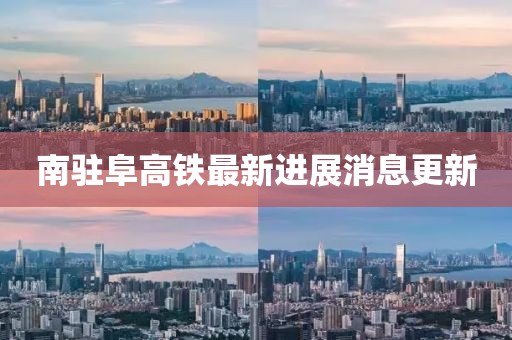 南駐阜高鐵最新進(jìn)展消息更新