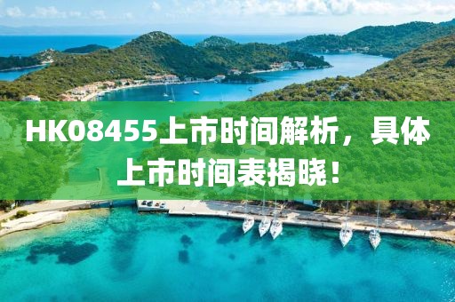 HK08455上市時(shí)間解析，具體上市時(shí)間表揭曉！