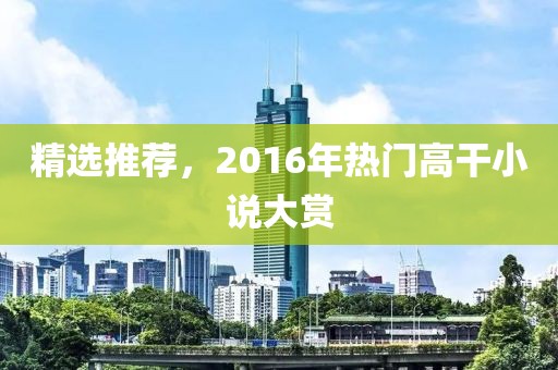 精選推薦，2016年熱門高干小說(shuō)大賞