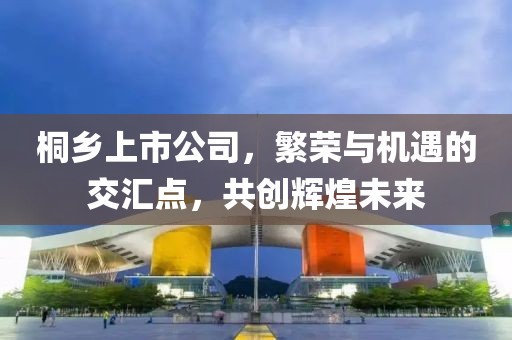 桐鄉(xiāng)上市公司，繁榮與機遇的交匯點，共創(chuàng)輝煌未來