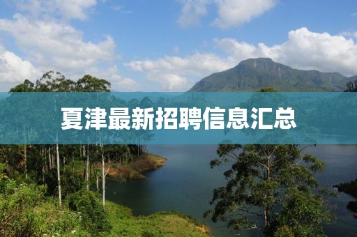 夏津最新招聘信息匯總