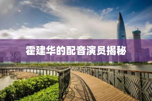 霍建華的配音演員揭秘