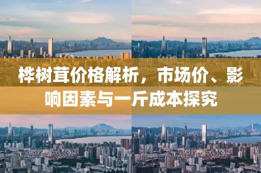 樺樹茸價格解析，市場價、影響因素與一斤成本探究