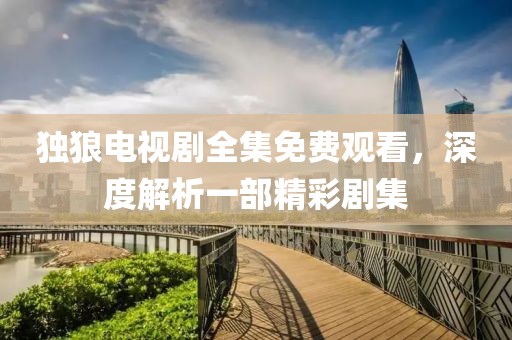 獨狼電視劇全集免費觀看，深度解析一部精彩劇集