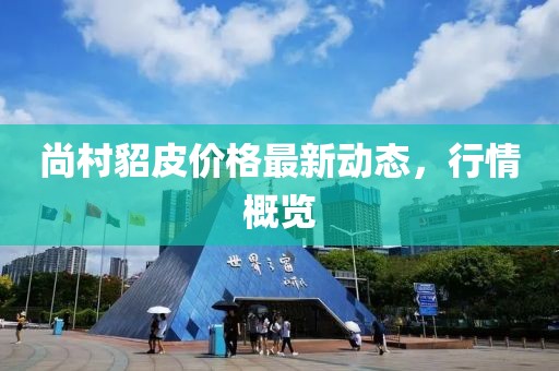 尚村貂皮價格最新動態(tài)，行情概覽