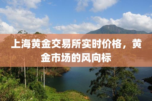 上海黃金交易所實(shí)時(shí)價(jià)格，黃金市場(chǎng)的風(fēng)向標(biāo)