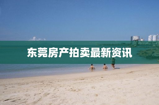 東莞房產(chǎn)拍賣最新資訊