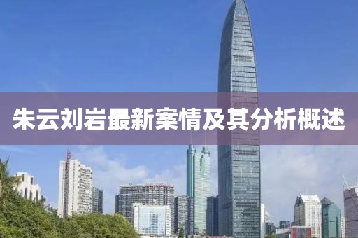 朱云劉巖最新案情及其分析概述