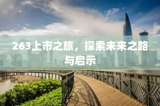 263上市之旅，探索未來(lái)之路與啟示