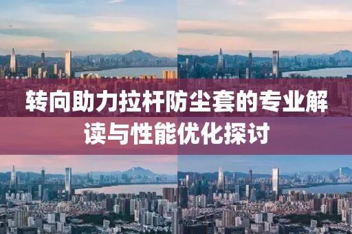 轉(zhuǎn)向助力拉桿防塵套的專業(yè)解讀與性能優(yōu)化探討