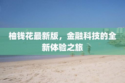 柚錢花最新版，金融科技的全新體驗之旅