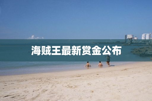 海賊王最新賞金公布