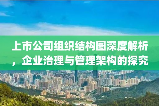 上市公司組織結(jié)構(gòu)圖深度解析，企業(yè)治理與管理架構(gòu)的探究