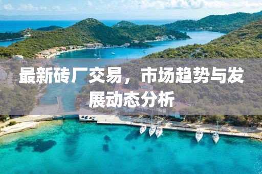 最新磚廠交易，市場趨勢與發(fā)展動態(tài)分析