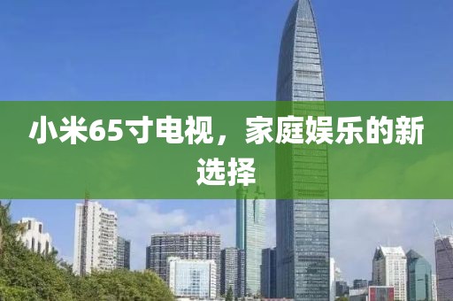 小米65寸電視，家庭娛樂(lè)的新選擇