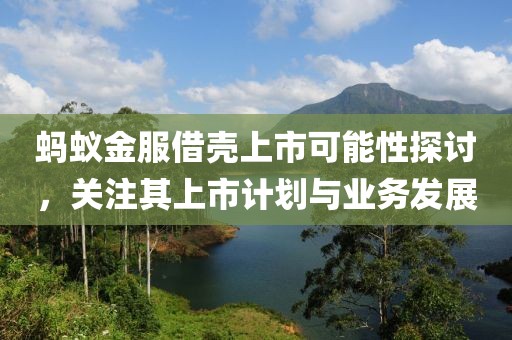 螞蟻金服借殼上市可能性探討，關注其上市計劃與業(yè)務發(fā)展