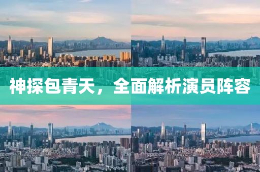 神探包青天，全面解析演員陣容