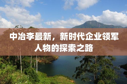中冶李最新，新時代企業(yè)領軍人物的探索之路