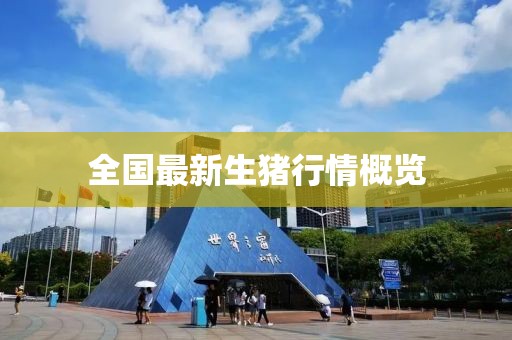 全國最新生豬行情概覽