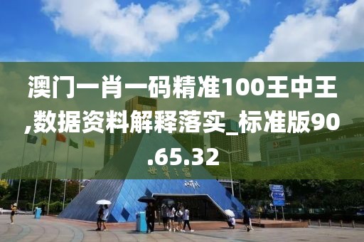 澳門一肖一碼精準(zhǔn)100王中王,數(shù)據(jù)資料解釋落實_標(biāo)準(zhǔn)版90.65.32