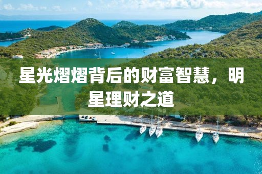 星光熠熠背后的財富智慧，明星理財之道