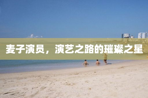麥子演員，演藝之路的璀璨之星