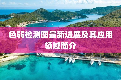 色弱檢測(cè)圖最新進(jìn)展及其應(yīng)用領(lǐng)域簡(jiǎn)介