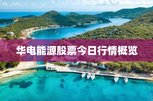 華電能源股票今日行情概覽