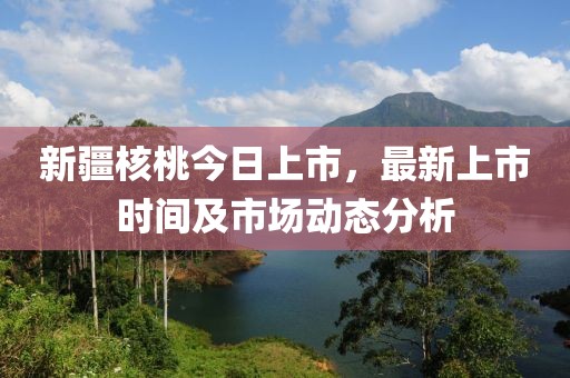 新疆核桃今日上市，最新上市時(shí)間及市場動態(tài)分析