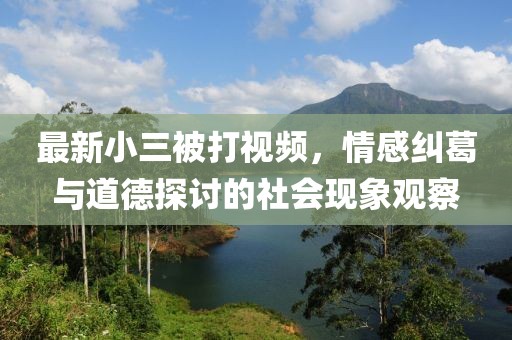 最新小三被打視頻，情感糾葛與道德探討的社會現(xiàn)象觀察