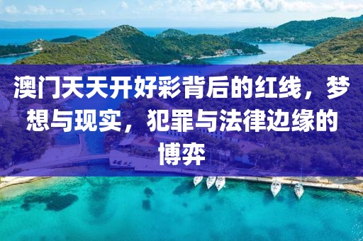 澳門天天開好彩背后的紅線，夢想與現(xiàn)實，犯罪與法律邊緣的博弈