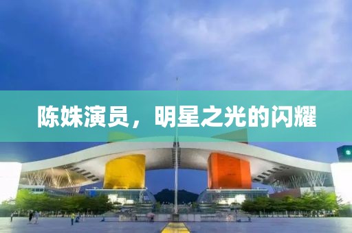 陳姝演員，明星之光的閃耀