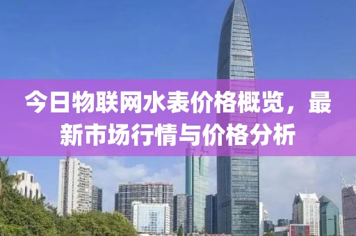今日物聯(lián)網(wǎng)水表價格概覽，最新市場行情與價格分析