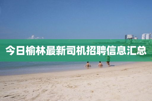 今日榆林最新司機(jī)招聘信息匯總