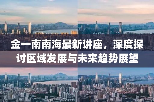 金一南南海最新講座，深度探討區(qū)域發(fā)展與未來趨勢展望