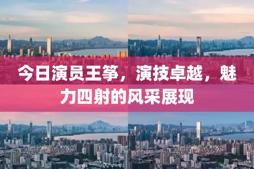 今日演員王箏，演技卓越，魅力四射的風采展現(xiàn)