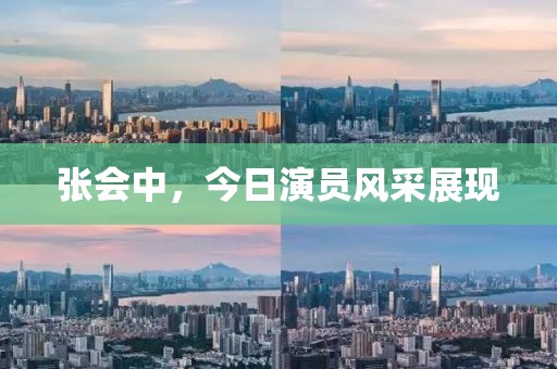張會中，今日演員風采展現(xiàn)