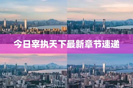 今日宰執(zhí)天下最新章節(jié)速遞