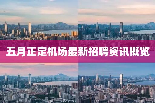 五月正定機(jī)場(chǎng)最新招聘資訊概覽